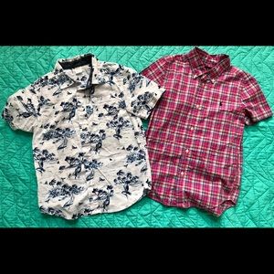 Bundle: Boys short-sleeve button up shirts